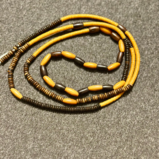 Wood and Clay Waistbeads