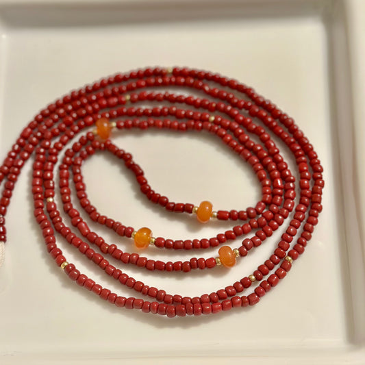 Maroon and Carnelian